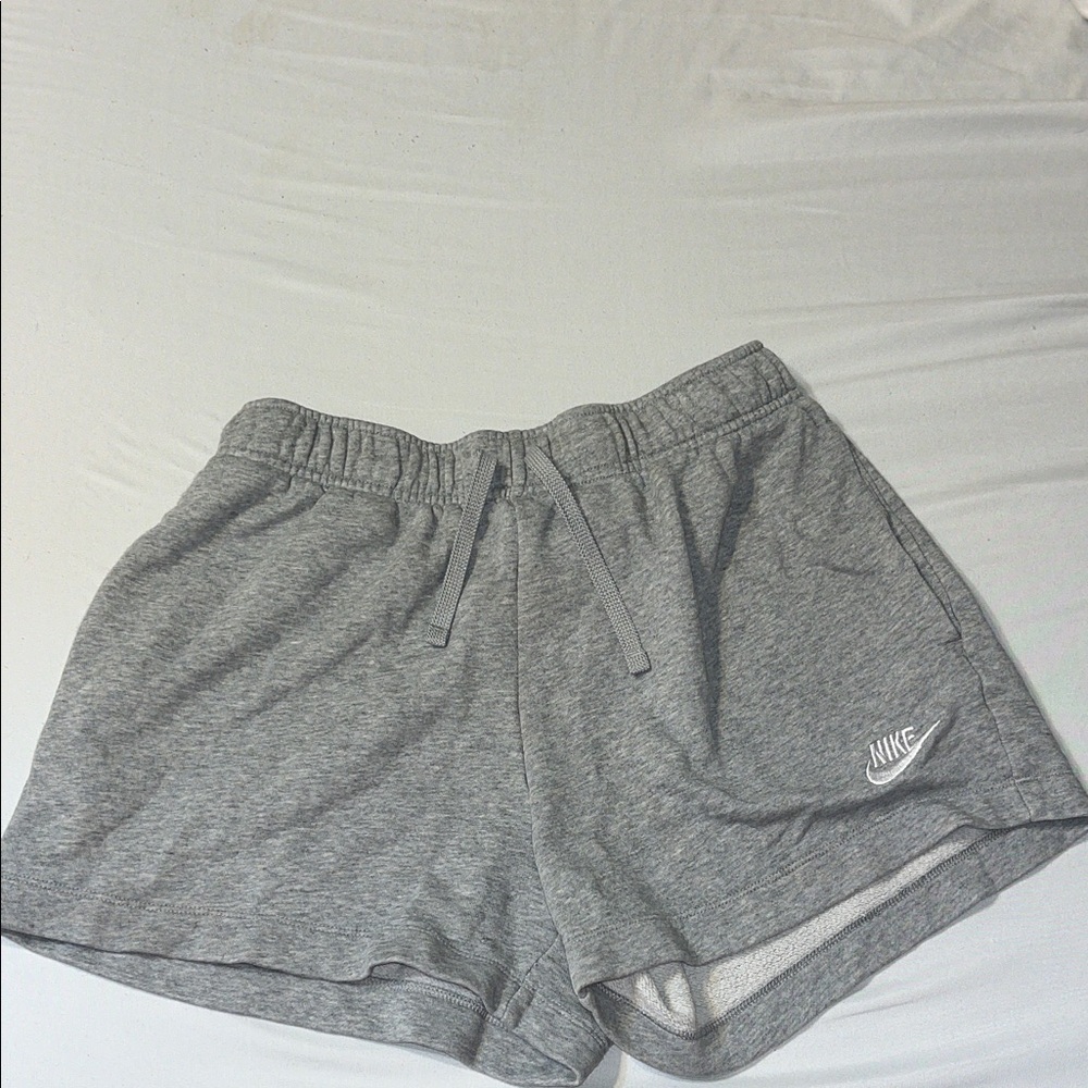 Nike Gray Athletic Shorts Lightweight Elastic Waist